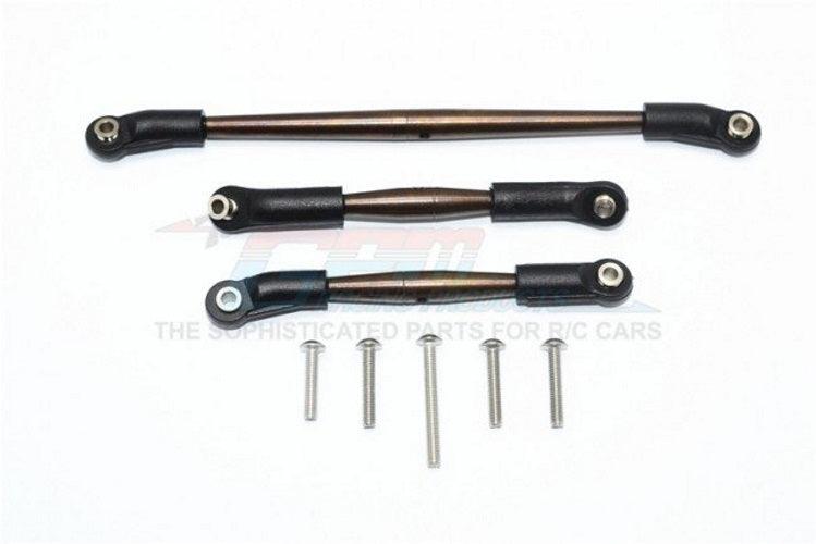 Gpm Spring Steel Upper/Rear Steering & Suspension Links Traxxas TRX-4 Crawler
