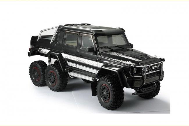 GPM RC CAR STAINLESS STEEL SLIP PROOF TREAD TRAXXAS TRX-4 (AMG VERSION) BLACK