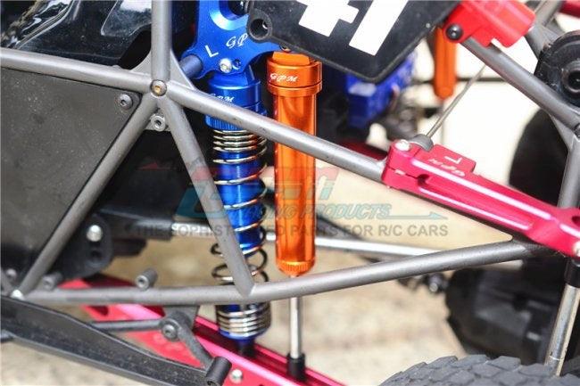 GPM ALUMINIUM REAR INTERNAL SHOCKS 160MM TRAXXAS UNLIMITED DESERT RACER BLUE