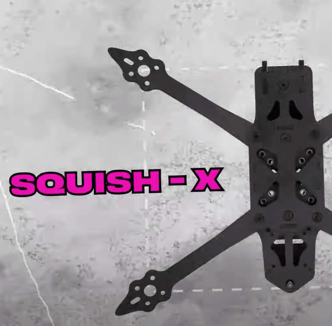 Vannystyle Pro 5" FPV Drone Frame Kit w/ Squish Rev1 Arm Design at WREKD Co.