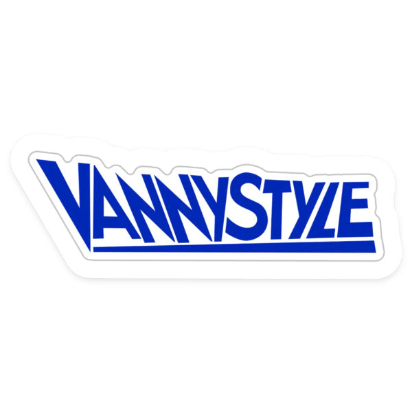 Vannystyle Sticker 2.43″ × 0.75″ w/ White Trim (1pc)