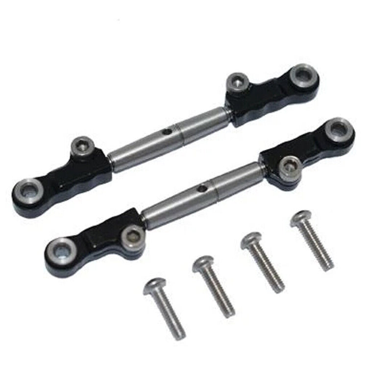 GPM LM057S-BK Alum Steel Rear Upper Arm Tie Rod BLK (Losi 1/18 Mini-T 2.0)