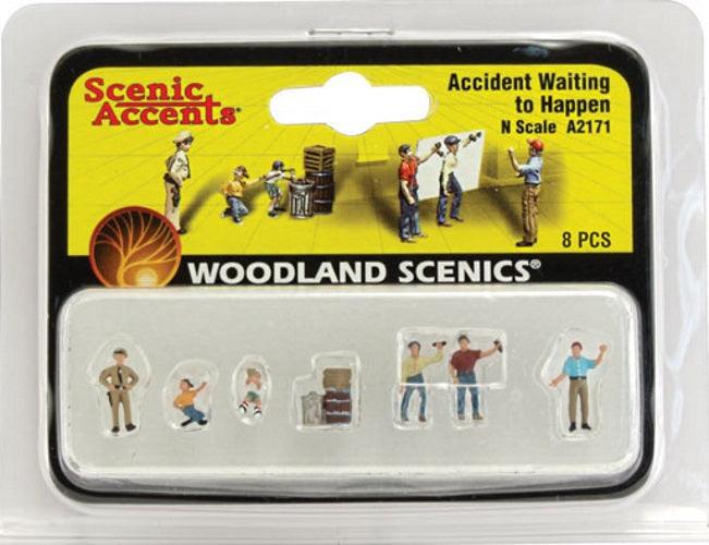 Woodland Scenics A2171 N Scale Accident Waiting to Happen