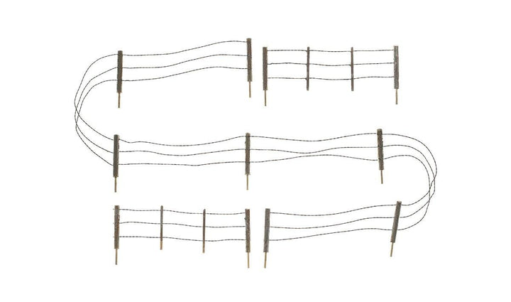 Woodland Scenics A2980 HO Scale Barbed Wire Fence