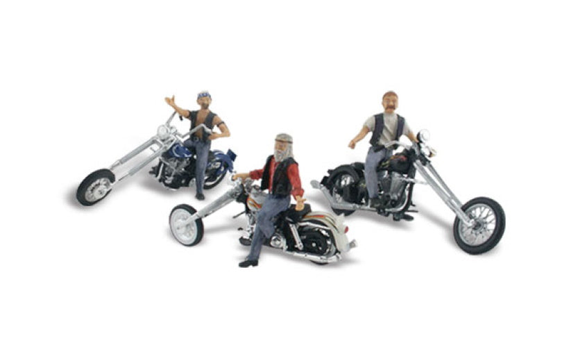 Woodland Secenics AS5344 N Scale Bad Boy Bikers