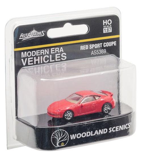 Woodland Scenics AS5369 HO Scale Red Sport Coupe