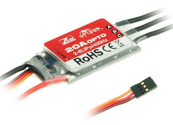 ZTW Spider 20A OPTO Multirotor ESC SimonK Speed Controller
