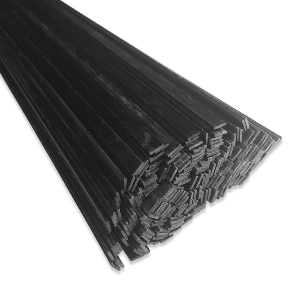 1 Meter Carbon Fiber Strip (1pc) - Choose Size at WREKD Co.
