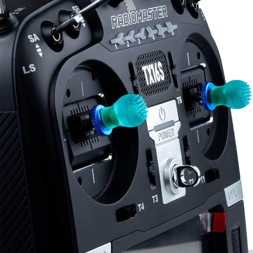 AxisFlying Axis Grip Threaded Transmitter Stick Ends M3 or M4 - Choose Your Size & Style at WREKD Co.