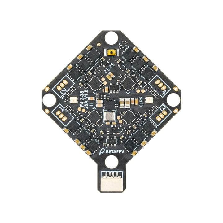 BetaFPV F4 20A V1 2-3S AIO Whoop/Toothpick Flight Controller (w/ 20A 8Bit 4in1 ESC) - ELRS 2.4GHz (UART) at WREKD Co.