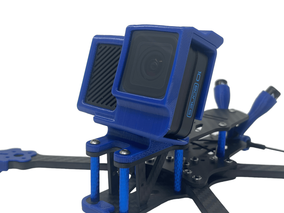 Brain3D GoPro Hero 10 Bones Mount for OG Vannystyle Frame - Choose Color / Angle at WREKD Co.