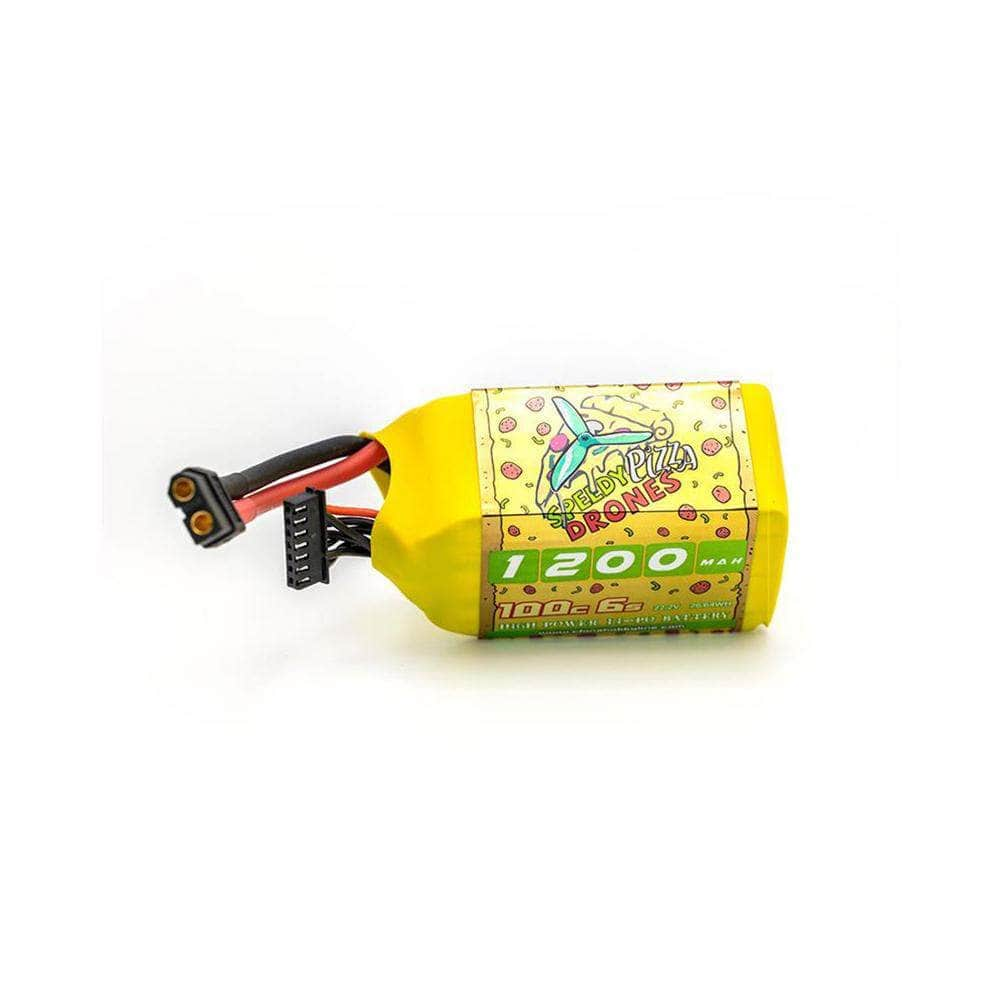 CNHL SpeedyPizza 22.2V 6S 1200mAh 100C LiPo Battery - XT60 at WREKD Co.