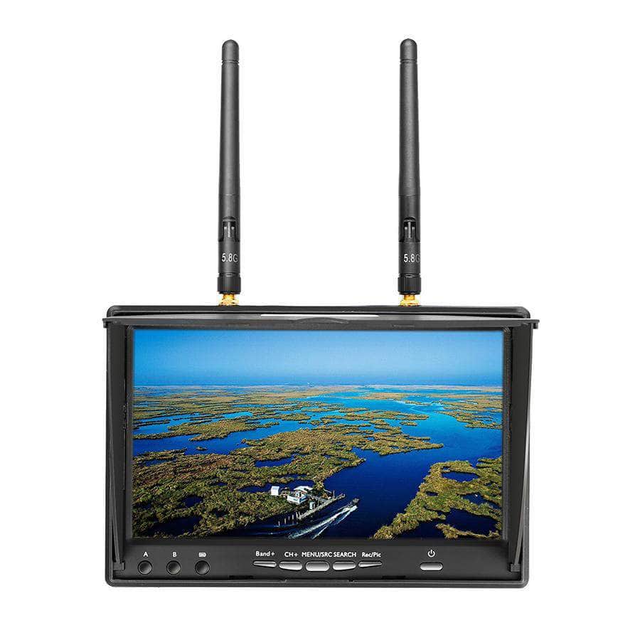 Eachine 5.8GHz 40CH 7 Inch FPV Monitor with DVR at WREKD Co.
