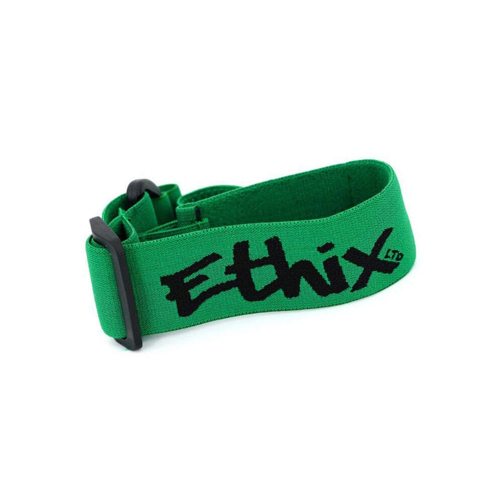 ETHiX FatShark Goggle Strap V3 Black on Green at WREKD Co.