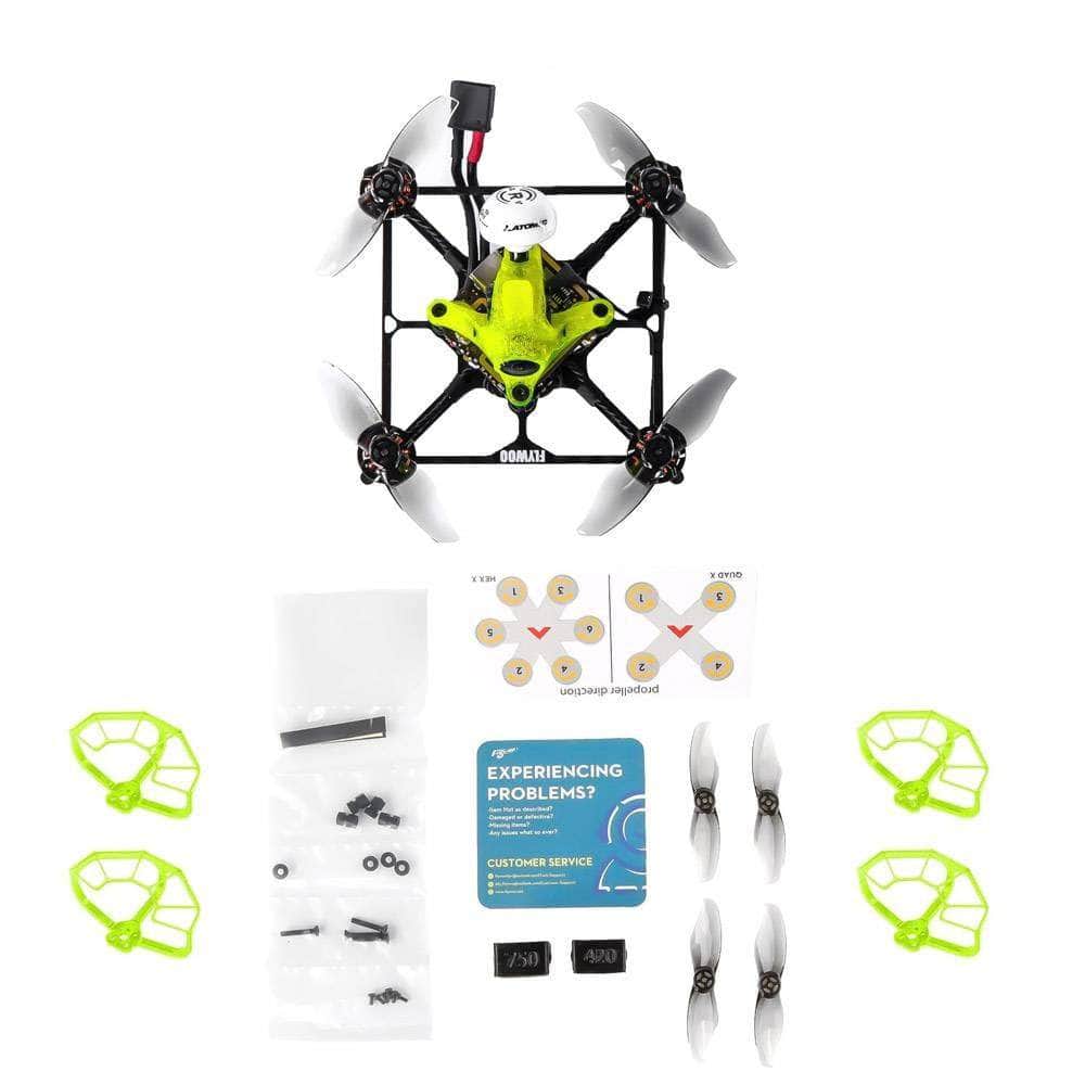Flywoo BNF Firefly 2S Nano Baby 20 HD 2" Quad w/ Naked RunCam Link & RunCam Wasp - Choose Receiver at WREKD Co.