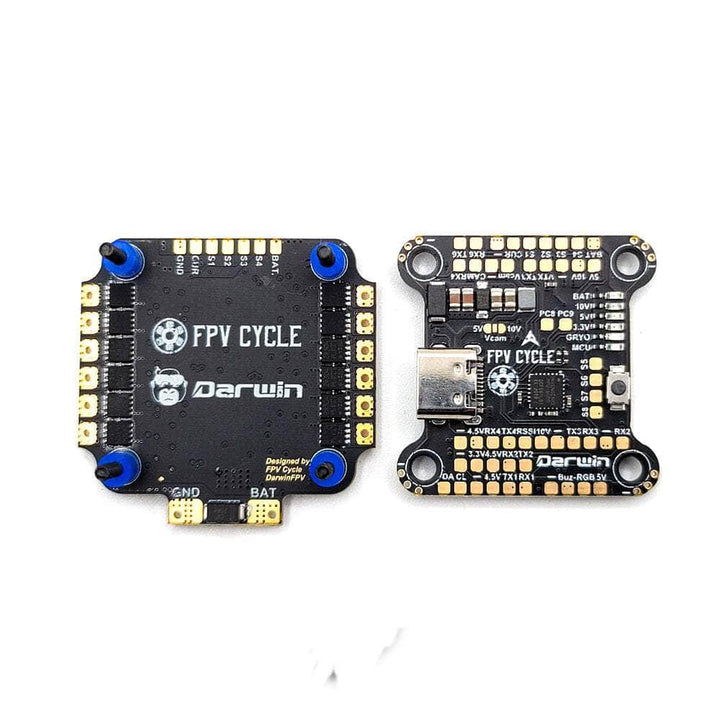 FPV Cycle DarwinFPV F722 2-6S 25.5x25.5 Whoop Stack/Combo (F722 FC/45A 8Bit 4in1 ESC) at WREKD Co.