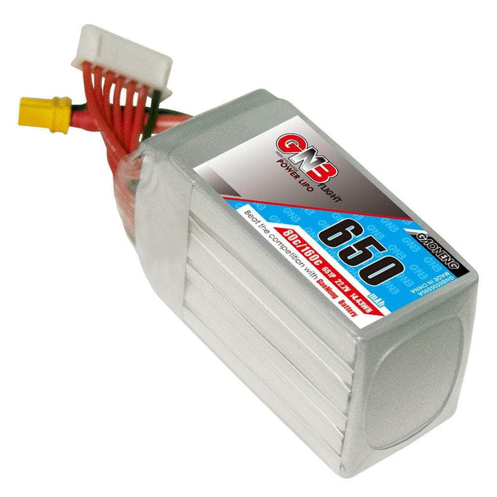 Gaoneng GNB 22.2V 6S 650mAh 80C LiPo Micro Battery (Square Type) - XT30 at WREKD Co.