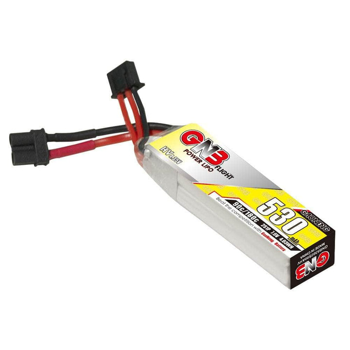 Gaoneng GNB 7.6V 2S 530mAh 90C LiHV Micro Battery (Long Type) - XT30 at WREKD Co.