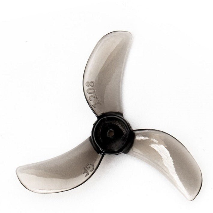 Gemfan 1208-3 31MM Tri-Blade (4CW+4CCW) - Choose Shaft Size / Color at WREKD Co.