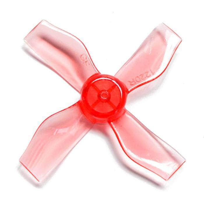Gemfan 1220-4 Quad-Blade 31mm Micro/Whoop Prop 8 Pack (1mm Shaft) - Choose Your Color at WREKD Co.