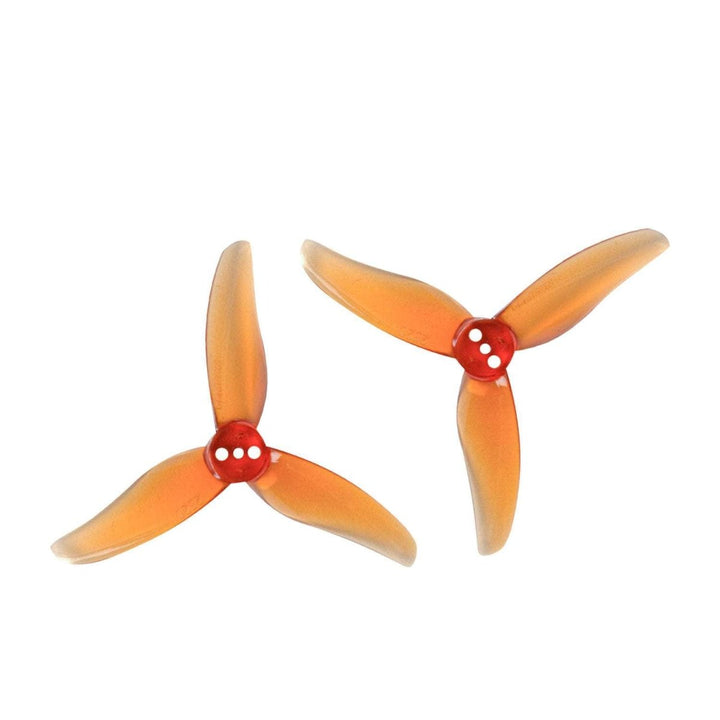 Gemfan Hurricane 2520-3 Durable Tri-Blade 2.5" Prop 8 Pack (1.5mm Shaft) - Choose Your Color at WREKD Co.