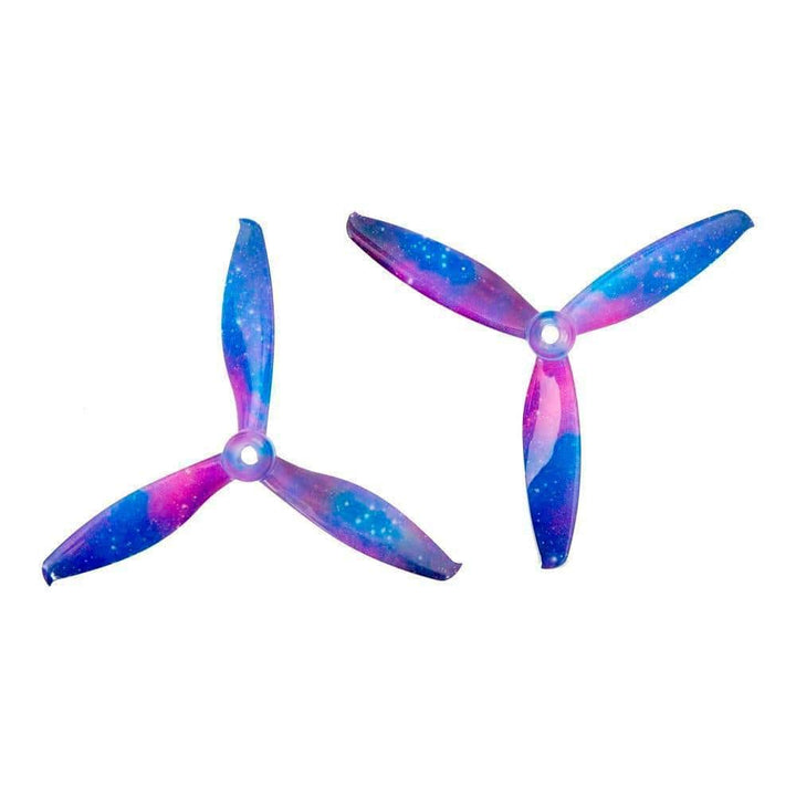 Gemfan WinDancer 5043S POPO Compatible Tri-Blade 5" Prop 4 Pack - Skitzo Galaxy Limited Edition at WREKD Co.