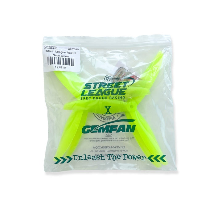 Gemfan x Street League 7043-3 7" Racing Propellers (2CCW+2CW) - Choose Color at WREKD Co.