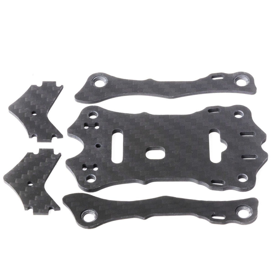 Hawk 5 Spare Parts A (Top Carbon Plate x1, Support Rail x2, Camera Plate x2) at WREKD Co.