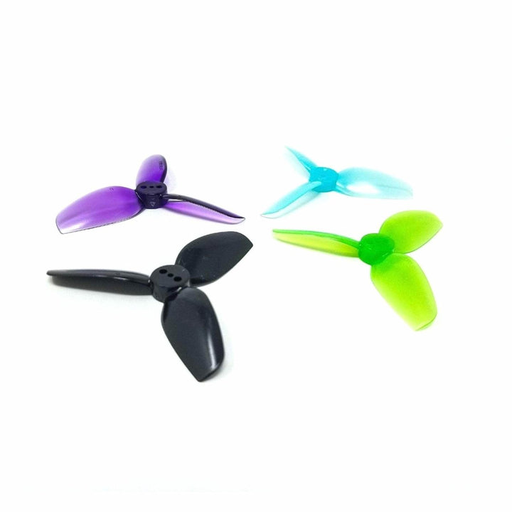 HQProp DP T2.5X3.5X3 Tri-Blade 2.5" Propeller (2CCW+2CW) - Choose Color at WREKD Co.