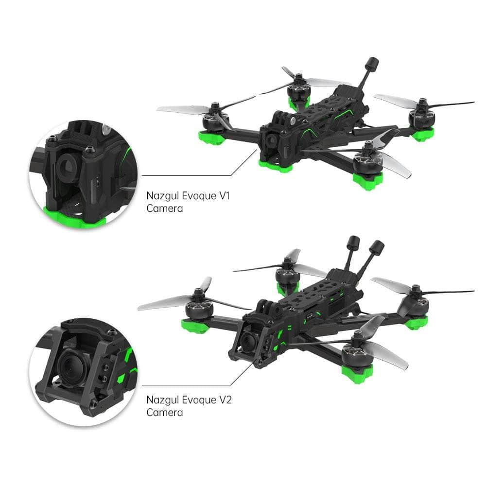 iFlight Nazgul Evoque F5D V2 HD O3 Deadcat 5" Freestyle Frame Kit w/ LED Side Plates at WREKD Co.