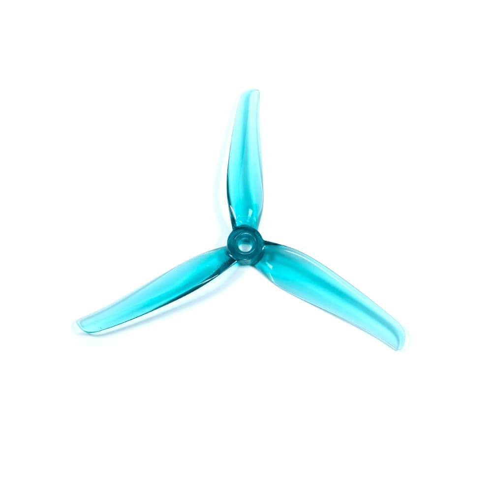 Hélices Nazgul F5 Pour Drone FPV 5 Pouces - 3 Pales, Trou 5 Mm - Polycarbonate - 4 Paires (vert Cristal) - Racing Et Freestyle