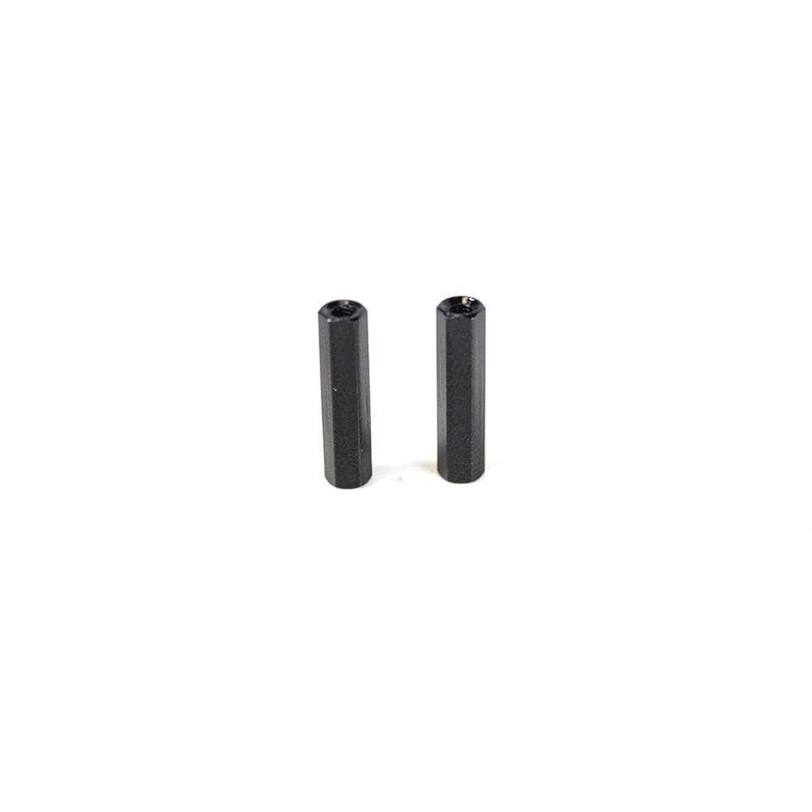 ImpulseRC Micro Apex Replacement Standoff M2.5 Aluminum Hex 4.5mm x 20mm (2pc) - Black at WREKD Co.