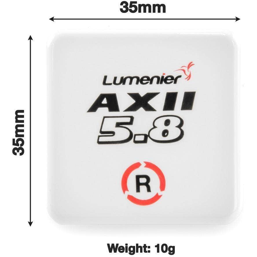 Lumenier AXII Patch 5.8GHz SMA FPV Receiver Antenna - Choose Your Polarization at WREKD Co.