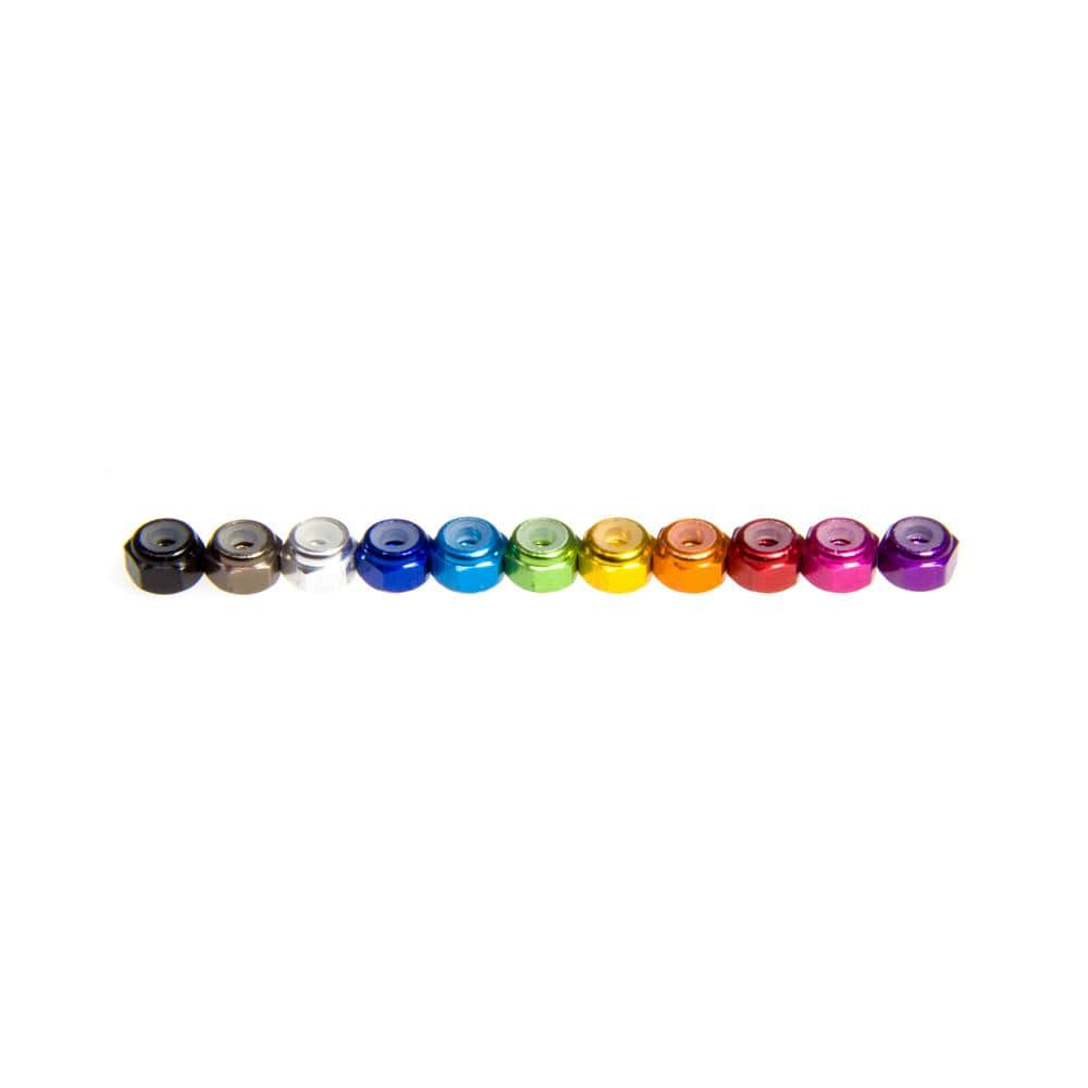 M3 Nylock Nut (5pcs) - Choose Color at WREKD Co.