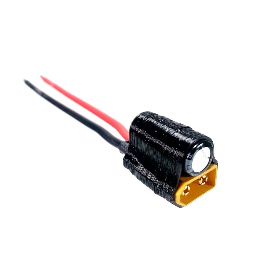 NewBeeDrone Cap Spike Absorber Power Cable XT60 100mm at WREKD Co.