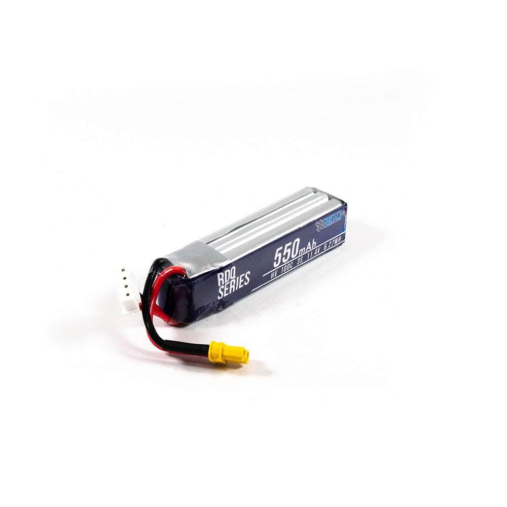 RDQ Series 11.4V 3S 550mAh 100C LiHV Whoop/Micro Battery - XT30 at WREKD Co.