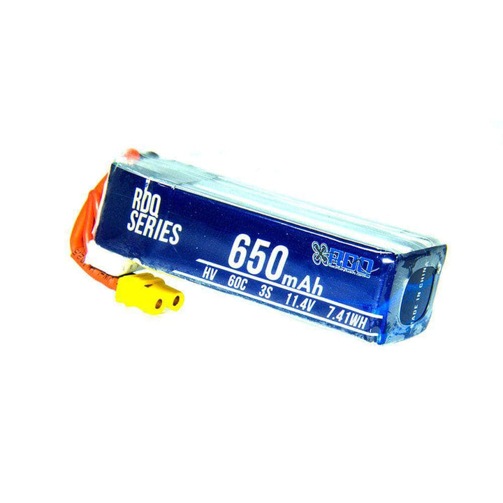 RDQ Series 11.4V 3S 650mAh 60C LiHV Micro Battery - XT30 at WREKD Co.