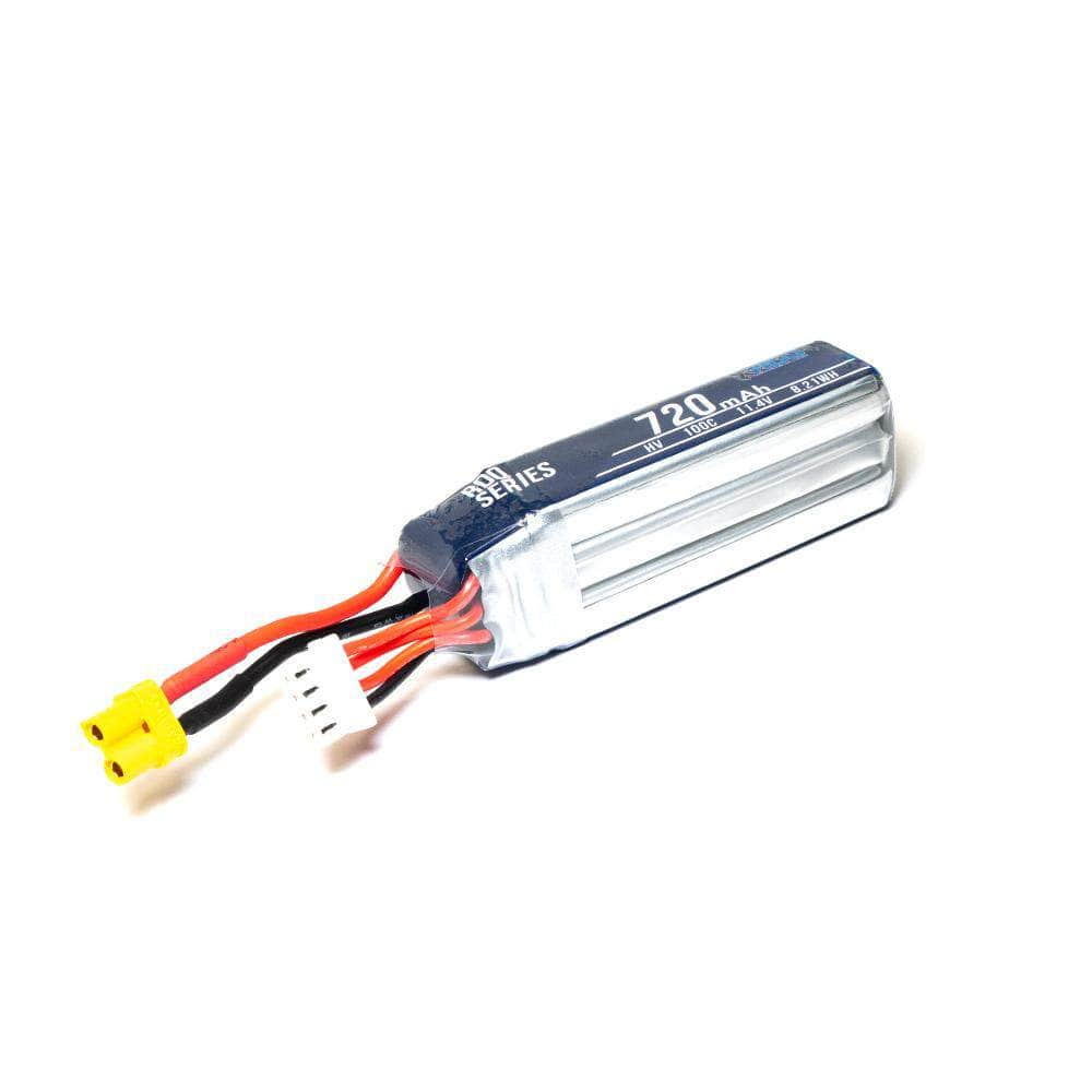 RDQ Series 11.4V 3S 720mAh 100C LiHV Whoop/Micro Battery - XT30 at WREKD Co.