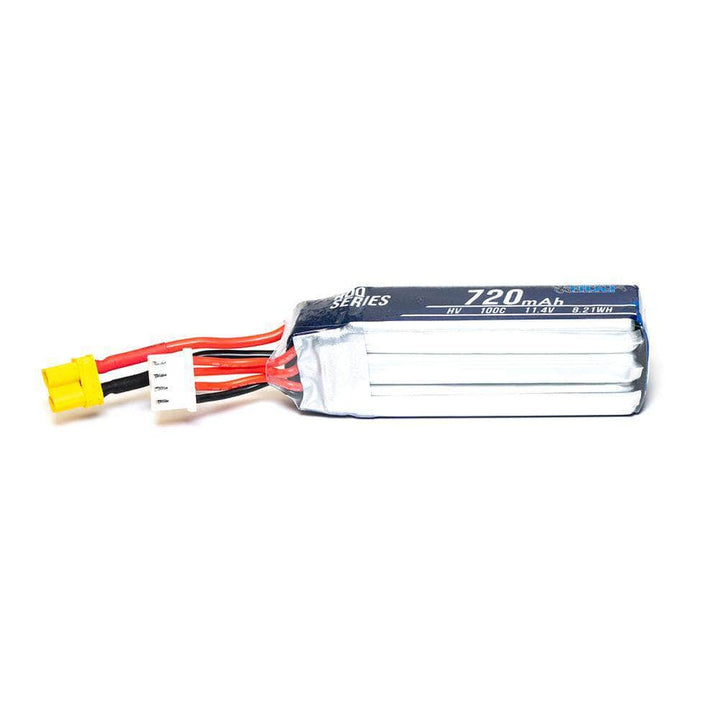 RDQ Series 11.4V 3S 720mAh 100C LiHV Whoop/Micro Battery - XT30 at WREKD Co.