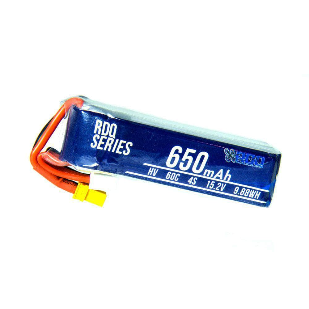 RDQ Series 15.2V 4S 650mAh 60C LiHV Micro Battery - XT30 at WREKD Co.