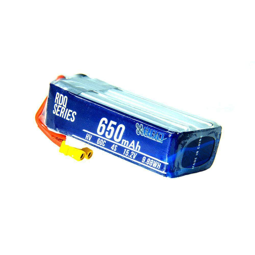 RDQ Series 15.2V 4S 650mAh 60C LiHV Micro Battery - XT30 at WREKD Co.