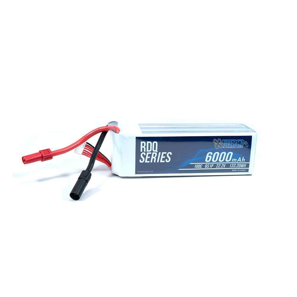 RDQ Series 22.2V 6S 6000mAh 100C LiPo Battery - XT150 at WREKD Co.