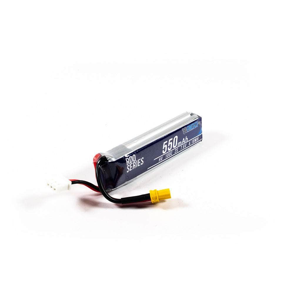 RDQ Series 7.6V 2S 550mAh 100C LiHV Whoop/Micro Battery - XT30 at WREKD Co.