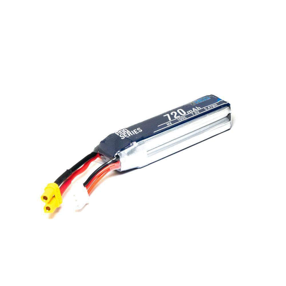 RDQ Series 7.6V 2S 720mAh 100C LiHV Whoop/Micro Battery - XT30 at WREKD Co.