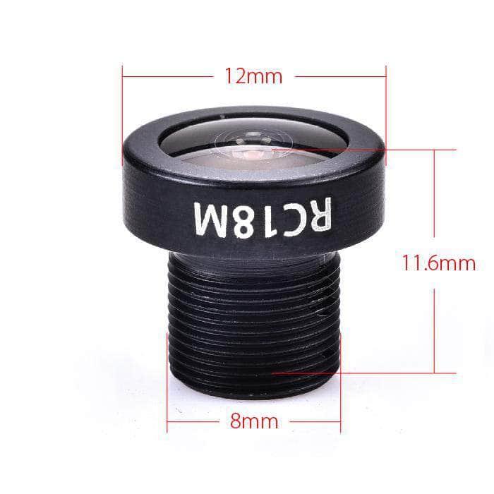 RunCam RC18M 160-170° 1.8mm M8 Micro Replacement Lens for Nano 2, Racer, Racer 2, Robin at WREKD Co.