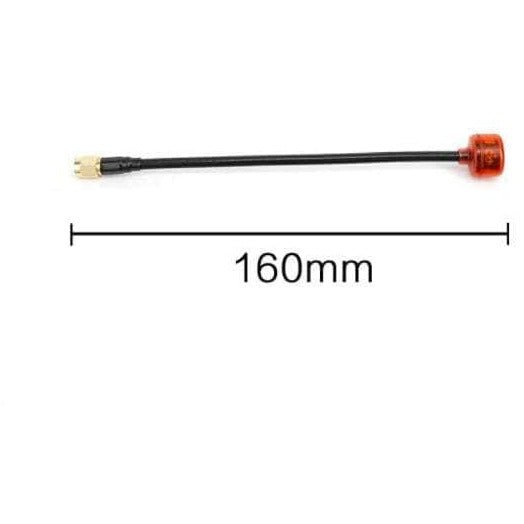 RUSHFPV Cherry Ultra Extended 5.8GHz SMA Antenna (2pc) - Transparent Red - Choose Your Polarization at WREKD Co.