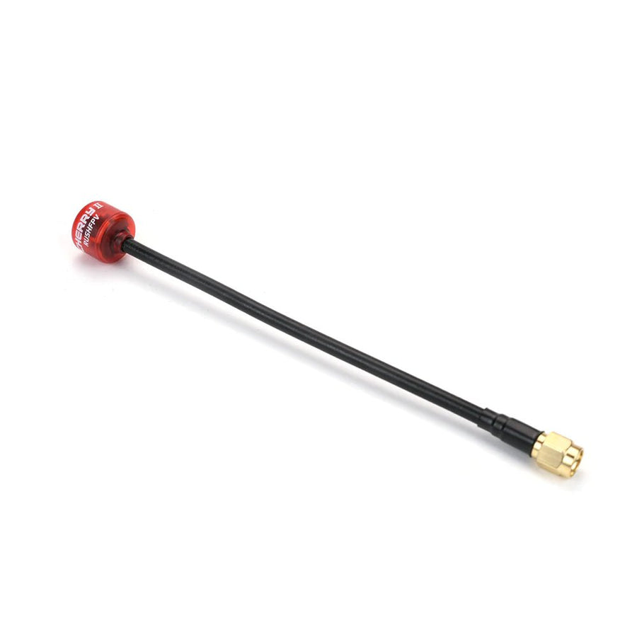 RUSHFPV Cherry V2 5.8GHz Antenna w/ 123mm Length / SMA Straight Connector (2 Pack) - Choose Polarization at WREKD Co.