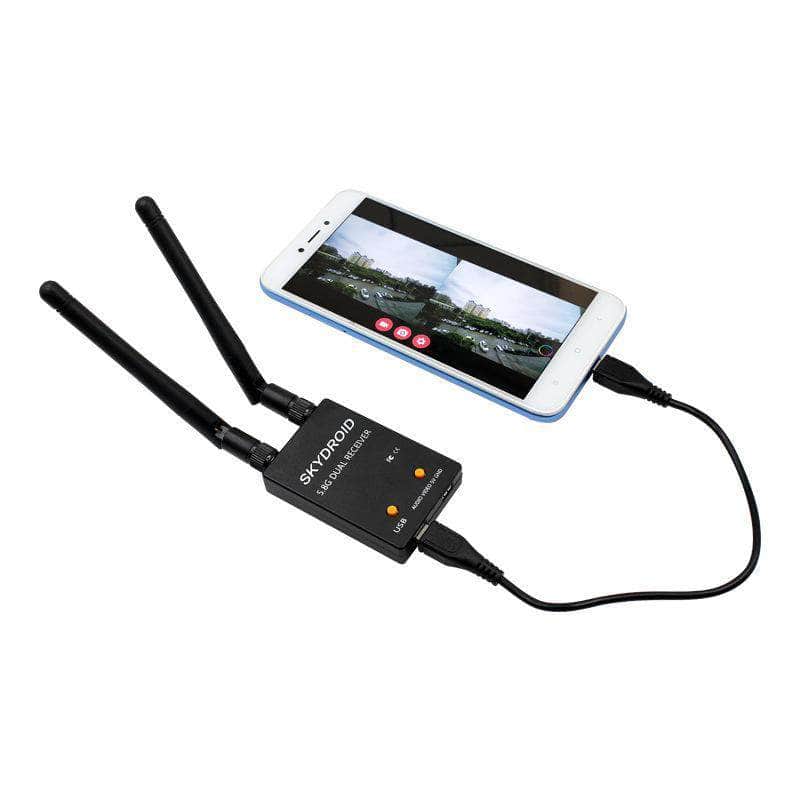 Skydroid 150CH 5.8GHz True Diversity FPV Receiver Module for Android / PC - USB OTG at WREKD Co.