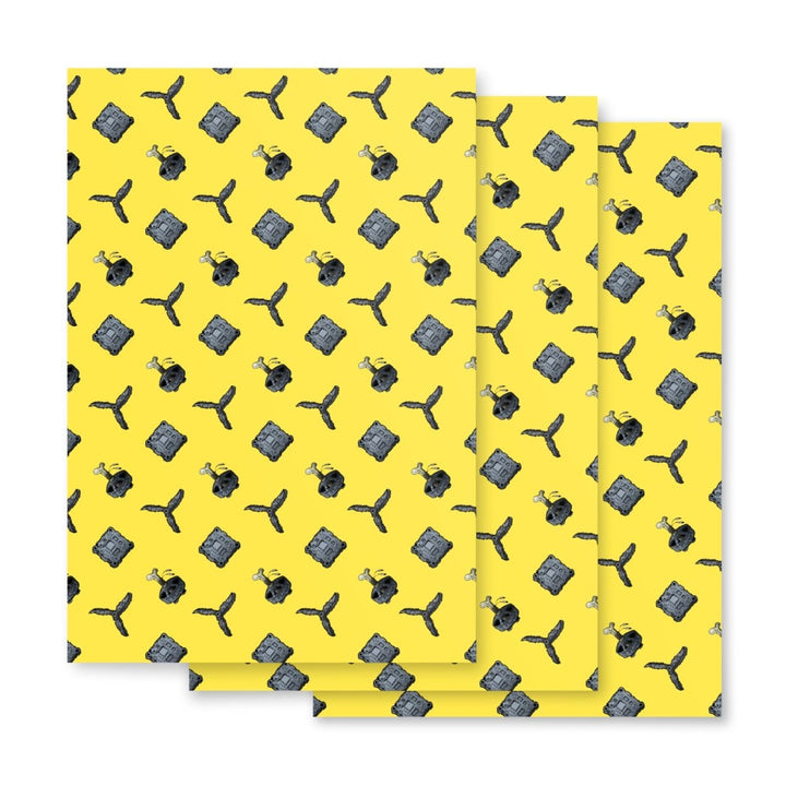 Stone Age FPV Wrapping Paper 28.75" x 19.75" Sheets (3pcs) at WREKD Co.
