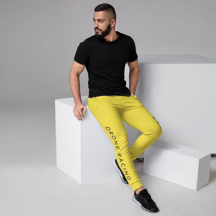 WREKD Drone Racing Men's Joggers - Yellow at WREKD Co.